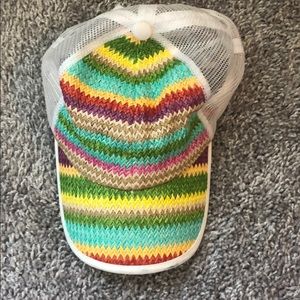 Multicolored Free People Trucker Hat